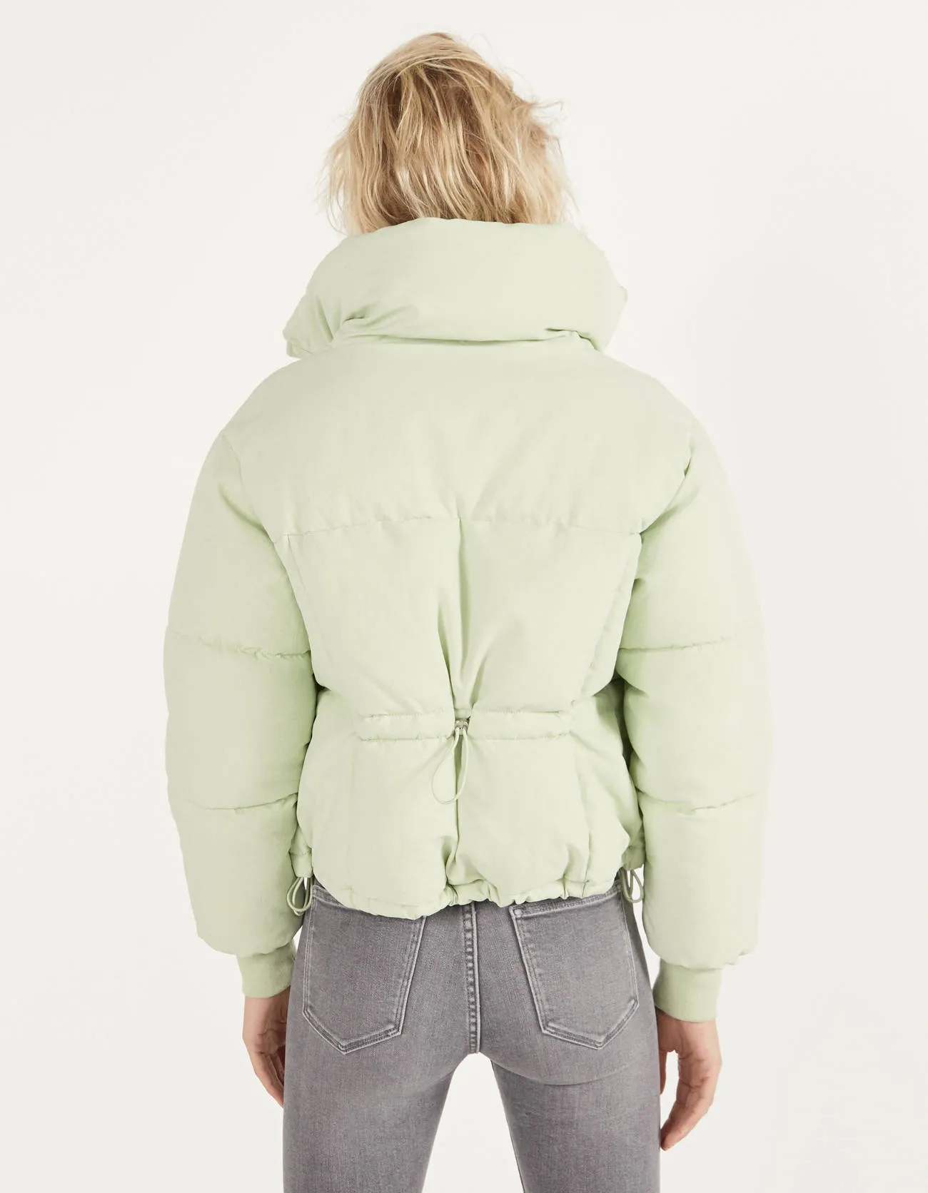 Pufferjacke aus Nylon